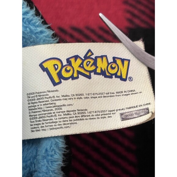 2009 Jakks Pacific Tentacool 6.5" Pokemon Miniplush Nintendo Jellyfish - Picture 5 of 5